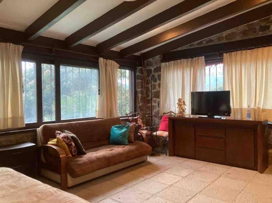 Agradable Casa Rural Con Piscina Privada ヤウテペック エクステリア 写真